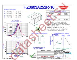 HZ0603A252R-10 datasheet  